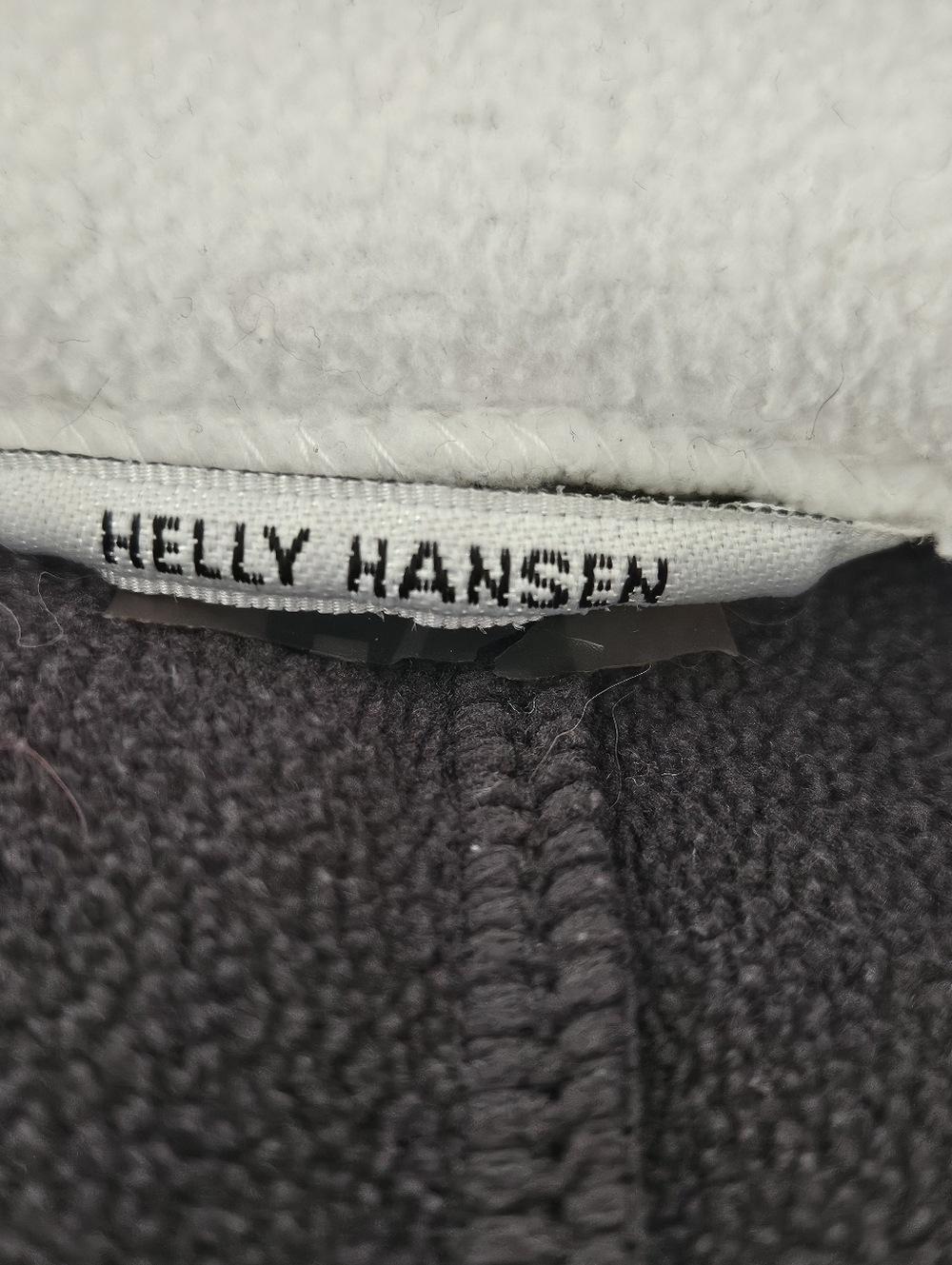 Helly Hansen White and Black Sherpa Fleece Jacket - Picture 6 of 7